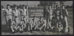 Photograph of Air Force ROTC cadets at summer encampment